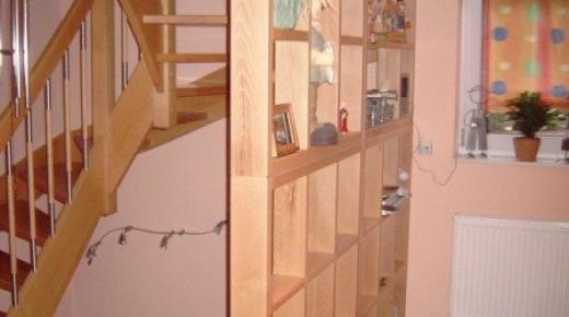 Setzkasten als Treppengeländer